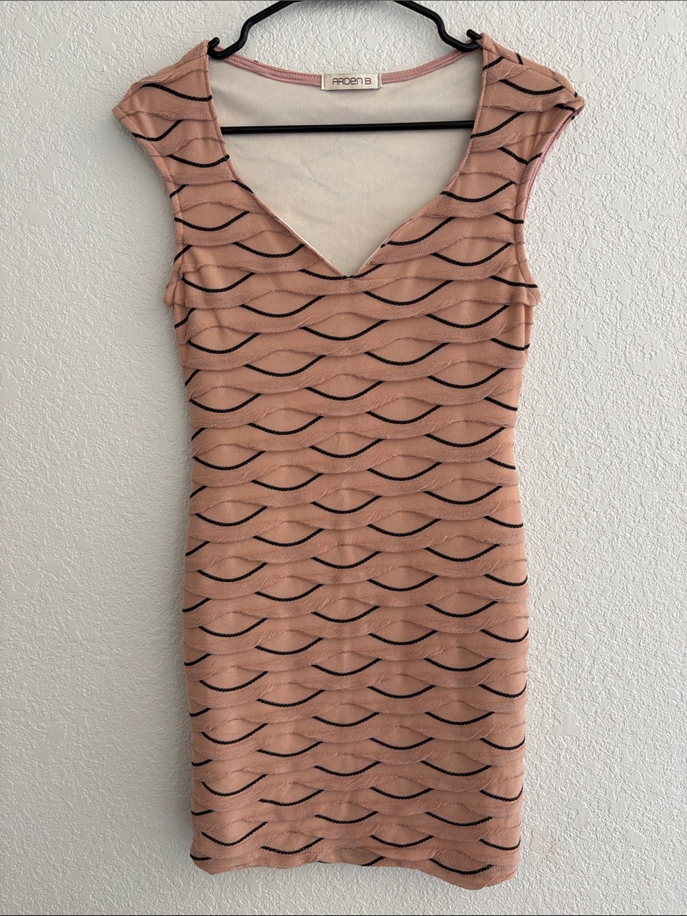 Arden B Blush Bodycon Dress